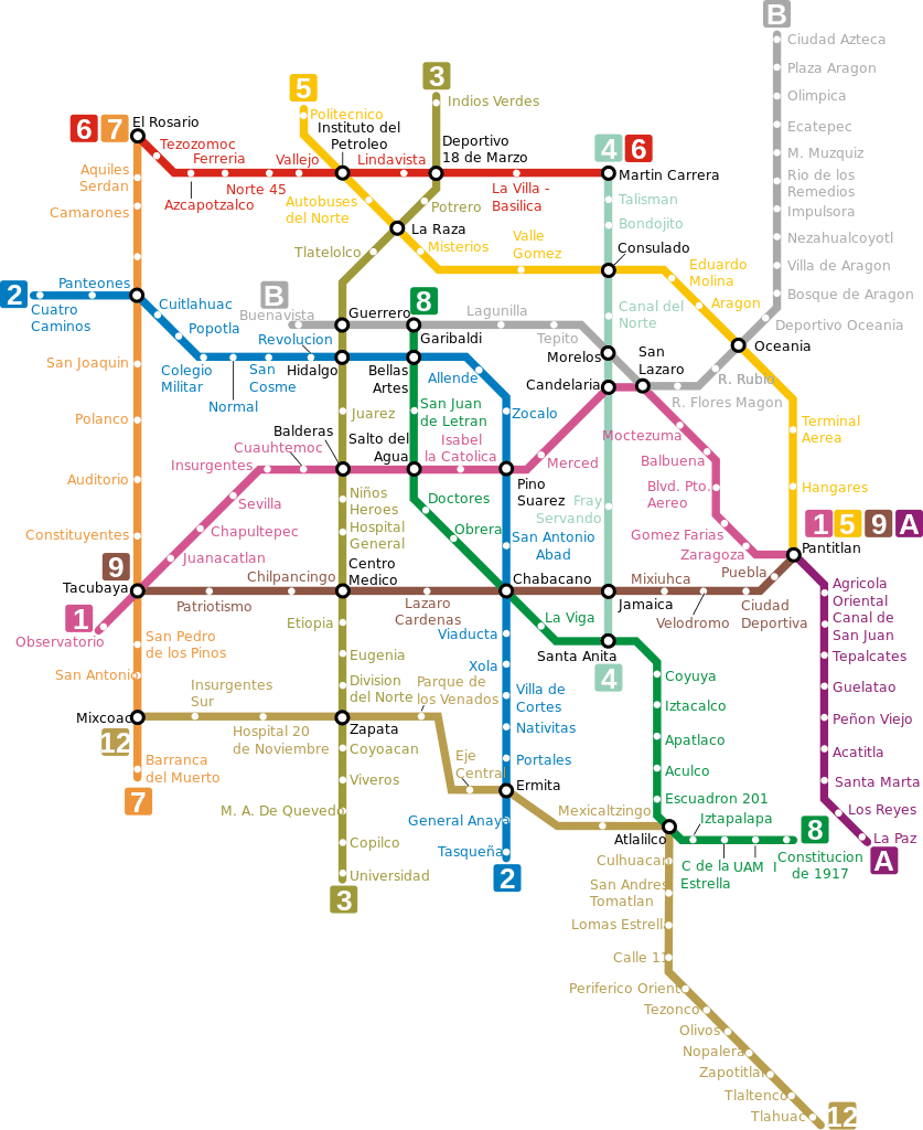 Wikimedia Commons | Mexico City Subway